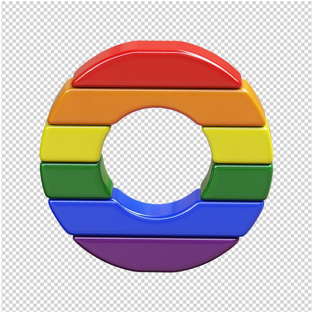 Carta de los colores de la bandera LGBT