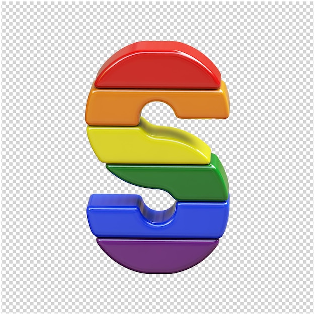Carta de los colores de la bandera LGBT