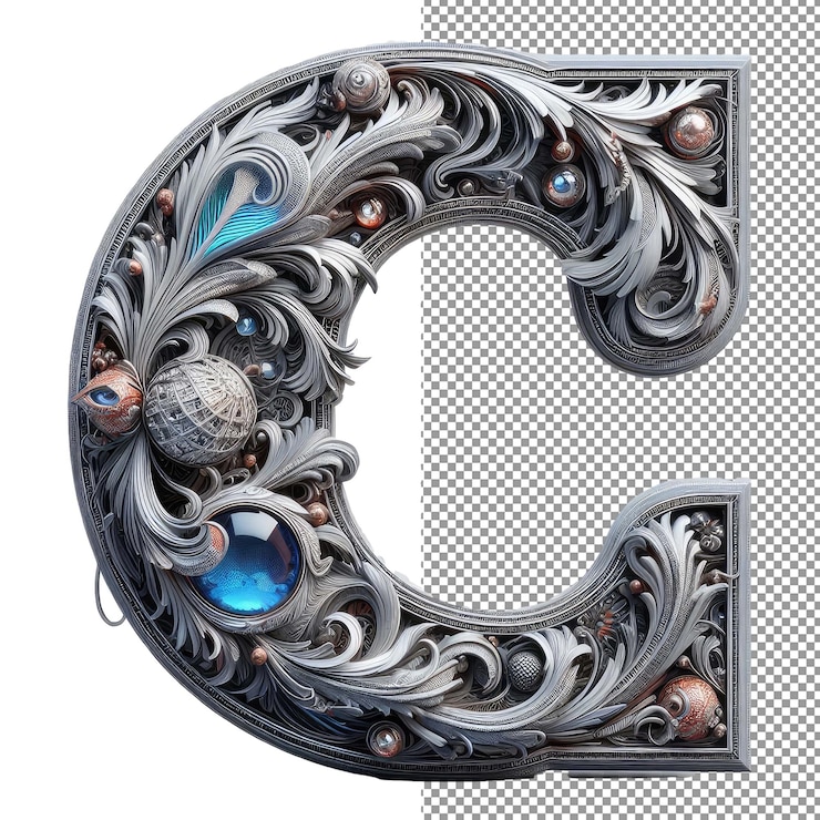 PSD carta creativa artística 3d aislada en una paleta png clara