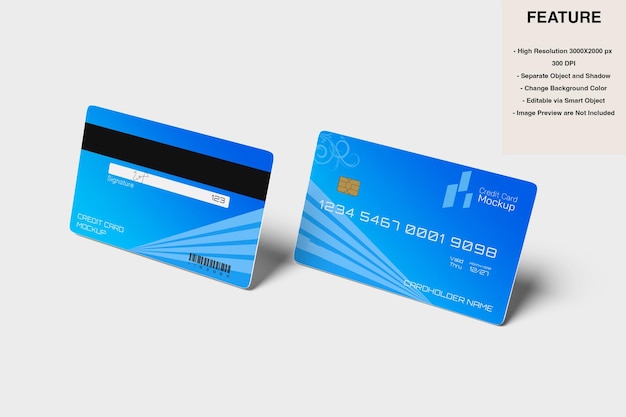 Carta di credito Mockup
