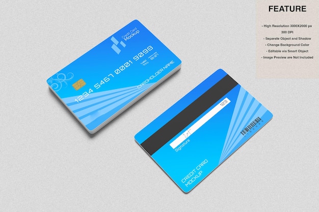 Carta di credito Mockup