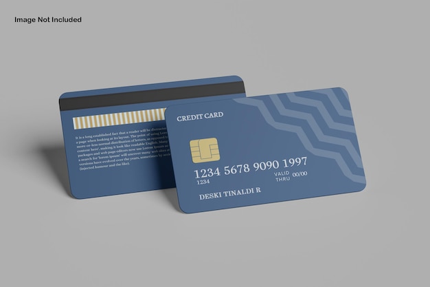 Carta di credito Mockup
