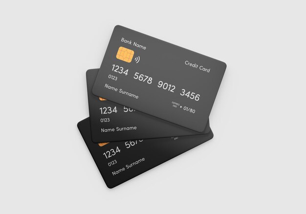 Carta di credito Mockup