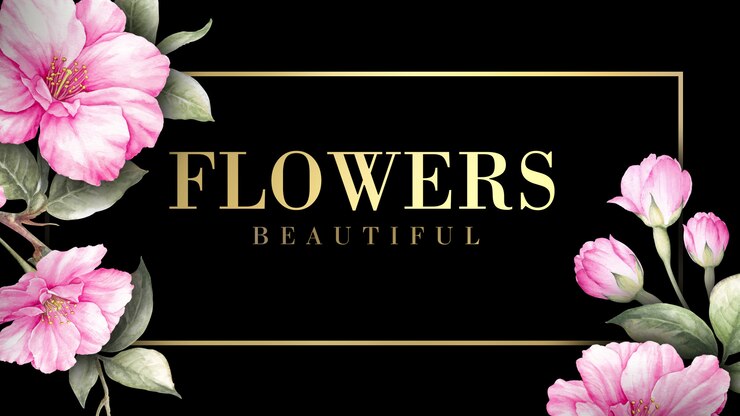 PSD carta di invito con fiori di sakura.