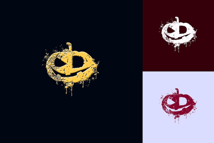 PSD carta p con estilo de diseño de logotipo grunge con p en forma de naturaleza colecciones vectoriales abstractas