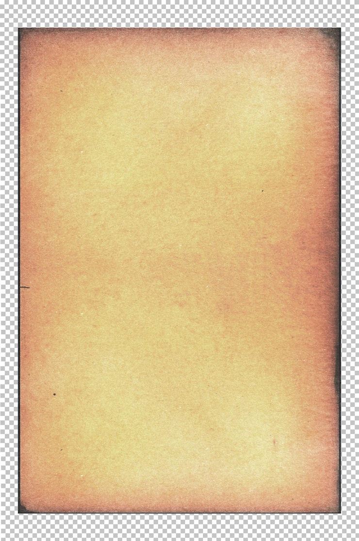 PSD carta vintage con texture invecchiata e bordi invecchiati strappati copertina del libro in cartone marrone rustico