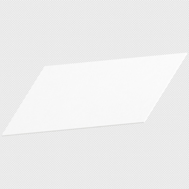 Cartão de visita limpo e branco sem fundo Modelo de maquete
