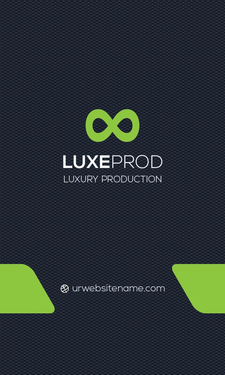 PSD cartão de visita luxeprod com design geométrico