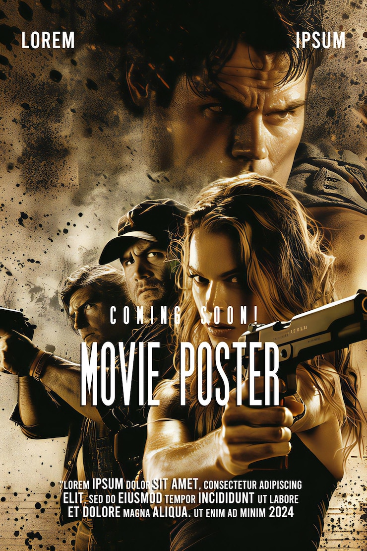 PSD cartaz de filme