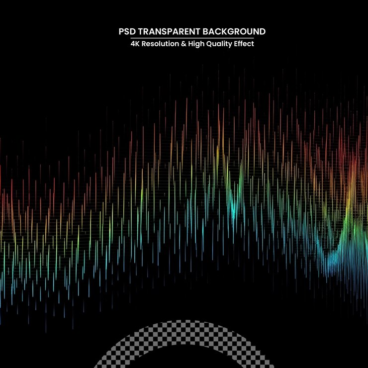 PSD cartaz musical para festival eletrônico com linhas pontilhadas e ondas conceito de design de capa de folheto de festa