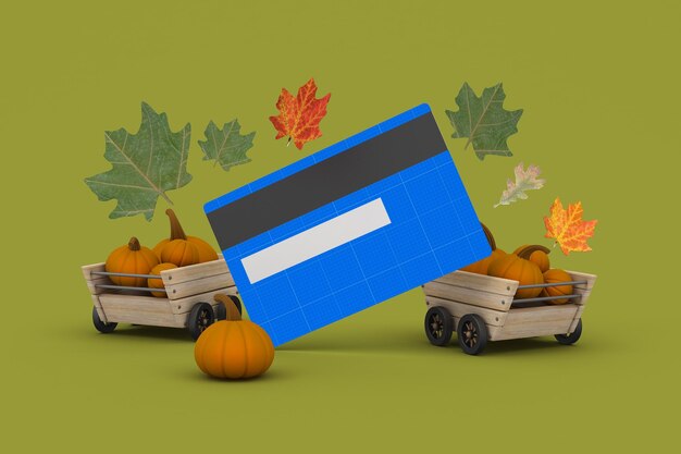 PSD carte de crédit de thanksgiving