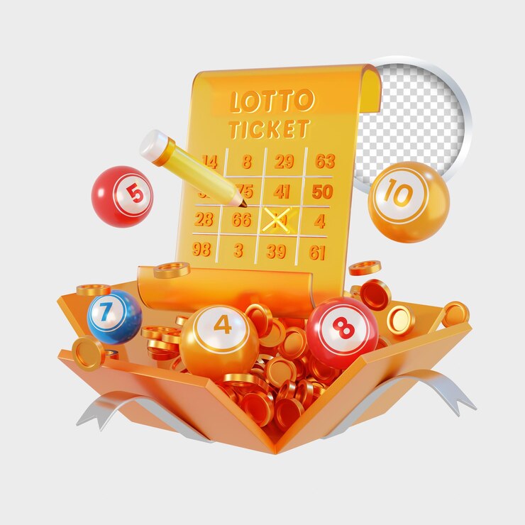 PSD carte da raschiato della lotteria illustrazione 3d e monete d'oro del tesoro