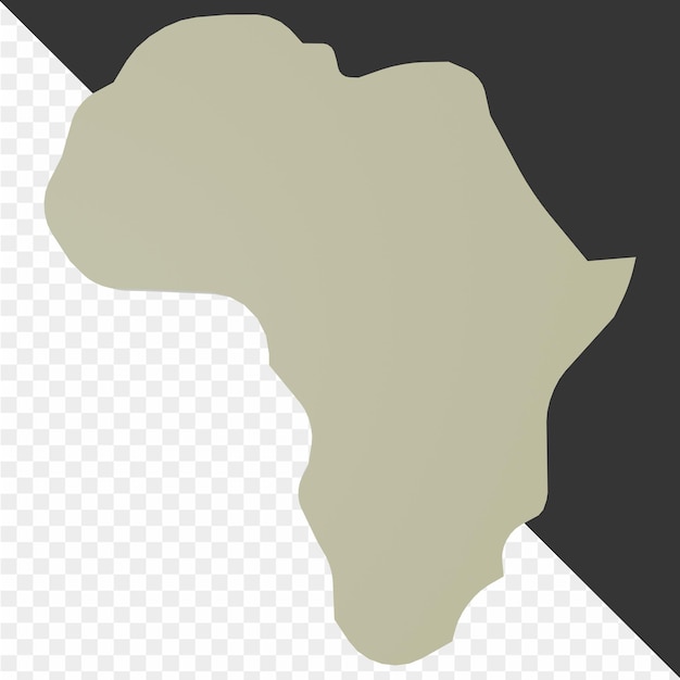 une carte du continent et la carte des mots