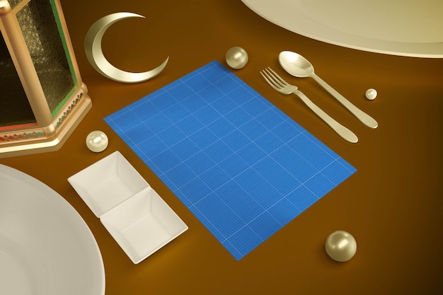 Carte du restaurant du Ramadan