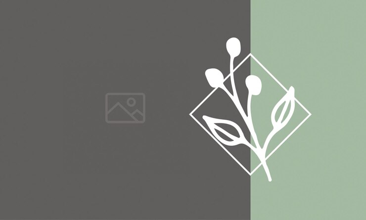 PSD carte florale dessinée à la main