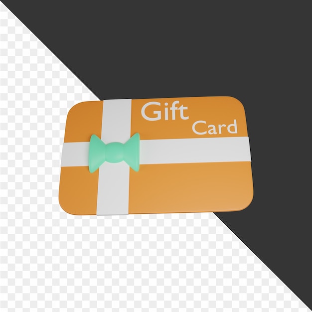 une carte avec la mention " carte-cadeau "