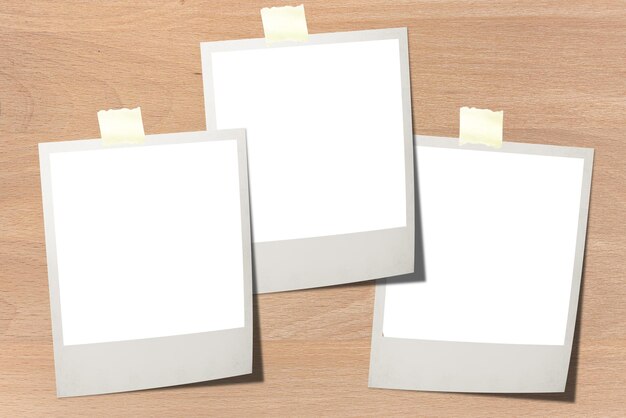 carte photo vide sur fond blanc xA