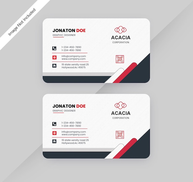 Carte de visite d'entreprise élégante Carte de visite professionnelle