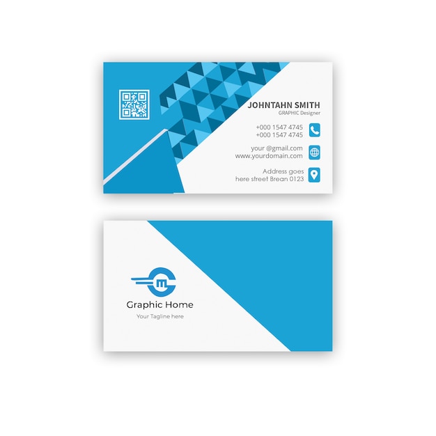 Carte de visite d'entreprise