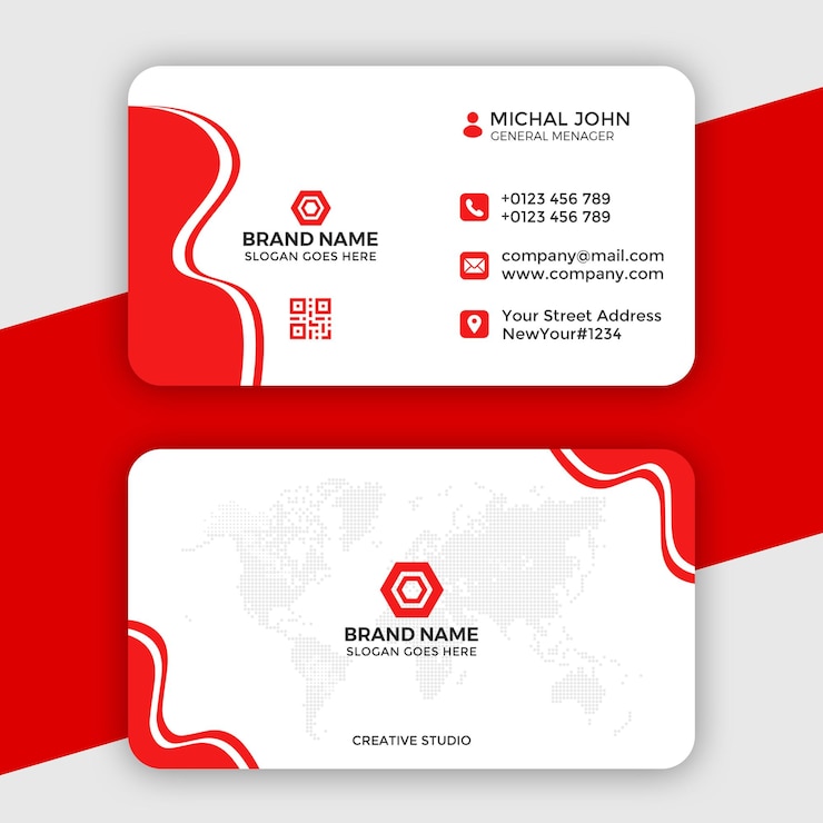 PSD carte de visite d&#39;entreprise