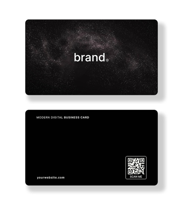 PSD carte de visite futuriste