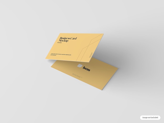 PSD carte de visite mockup