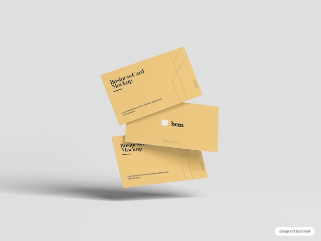 Carte De Visite Mockup