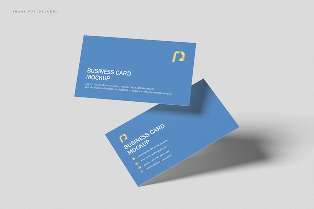 Carte De Visite Mockup