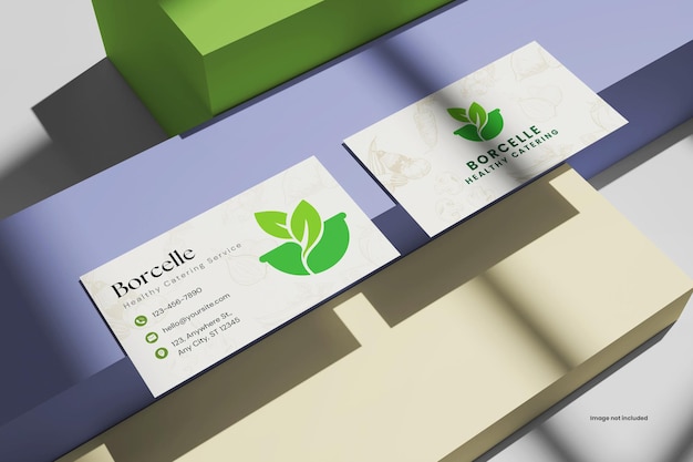 Carte De Visite Mockup