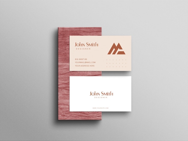 Carte De Visite Mockup