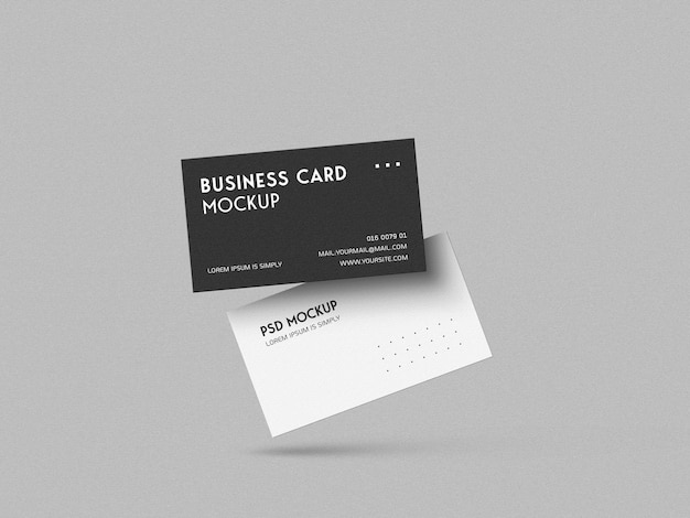 Carte De Visite Mockup