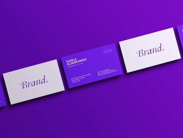 Carte de visite Mockup