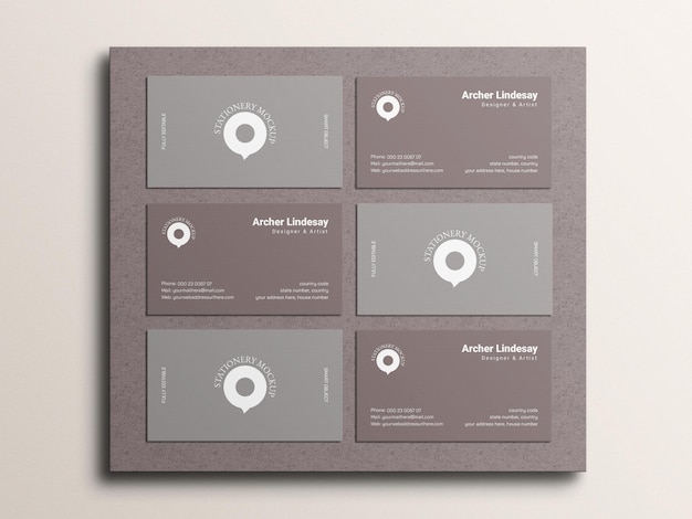 Carte de visite Mockup