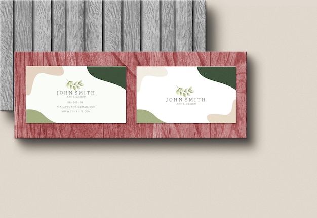 Carte de visite Mockup