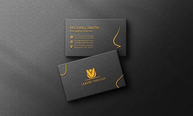 Carte de visite Mockup