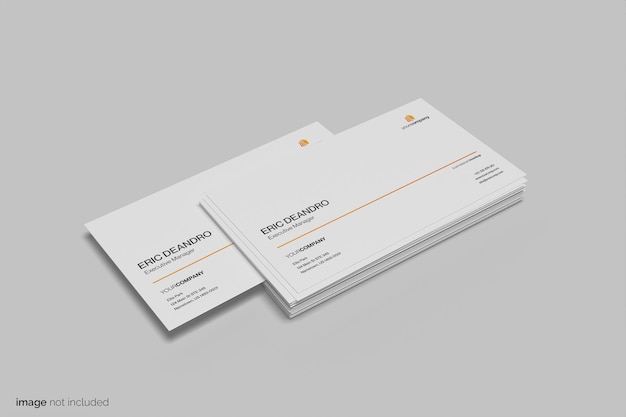 Carte De Visite Mockup