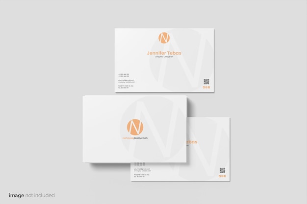 Carte De Visite Mockup