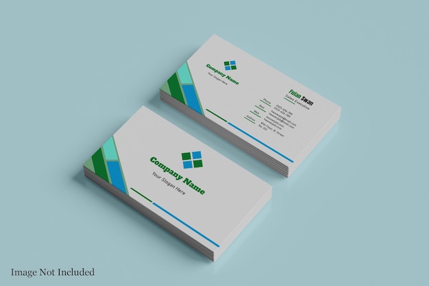 Carte De Visite Mockup