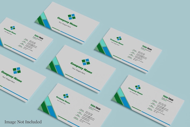 Carte De Visite Mockup