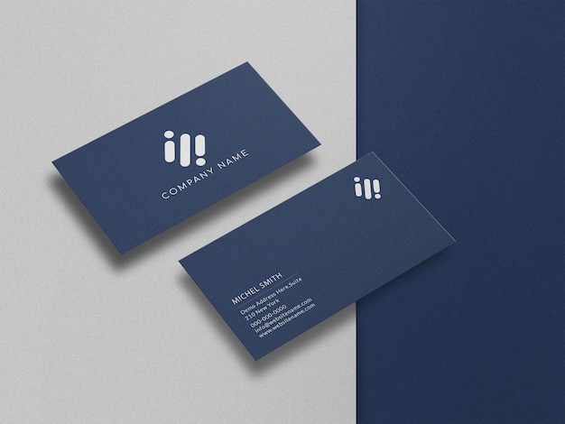 Carte De Visite Mockup