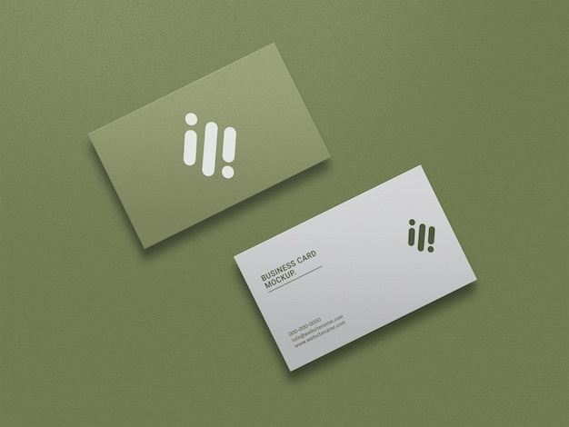 PSD carte de visite mockup