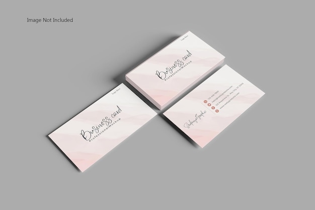 Carte De Visite Mockup