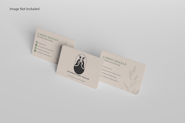 Carte De Visite Mockup