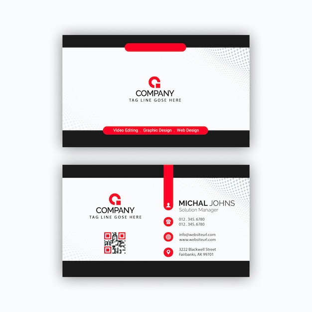 Carte de visite professionnelle