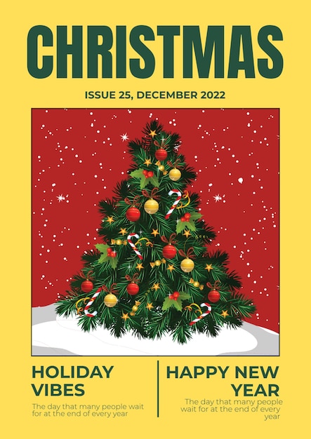 Une carte de vœux de joyeux Noël