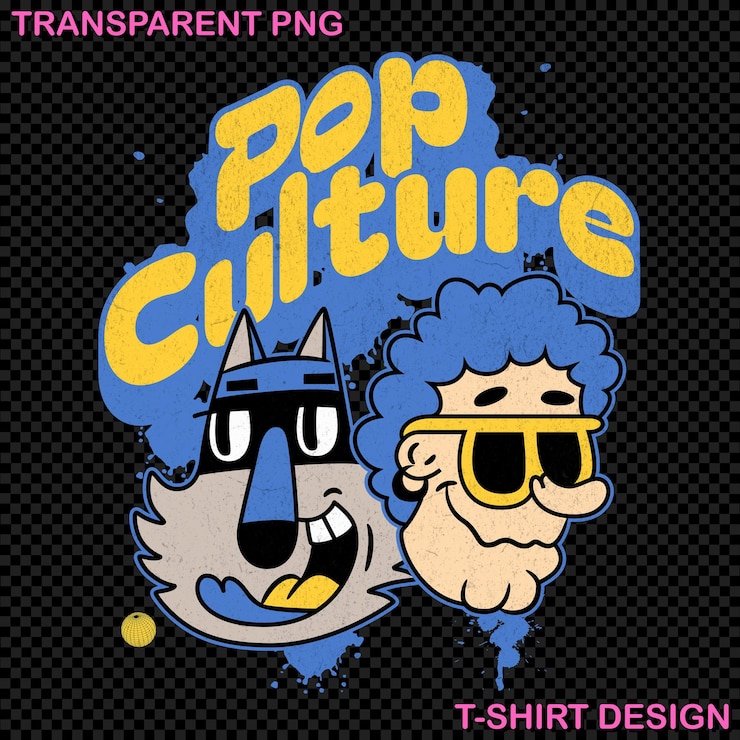 PSD un cartel para el arte pop por la cultura pop