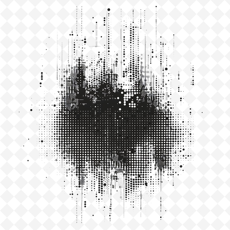PSD un cartel blanco y negro con un fondo abstracto blanco y negro