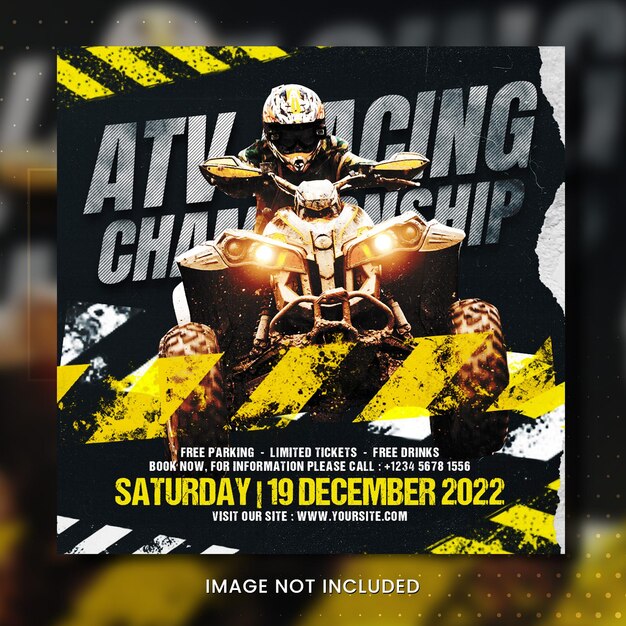 PSD un cartel para un campeonato deportivo el sábado 19 de diciembre de 2009.
