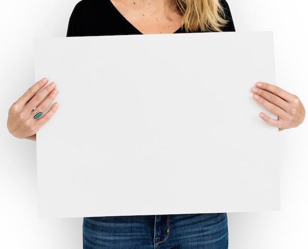 Cartel, copyspace, blanco, comunicación, concepto
