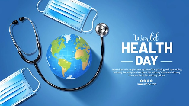 Cartel creativo del día mundial de la salud